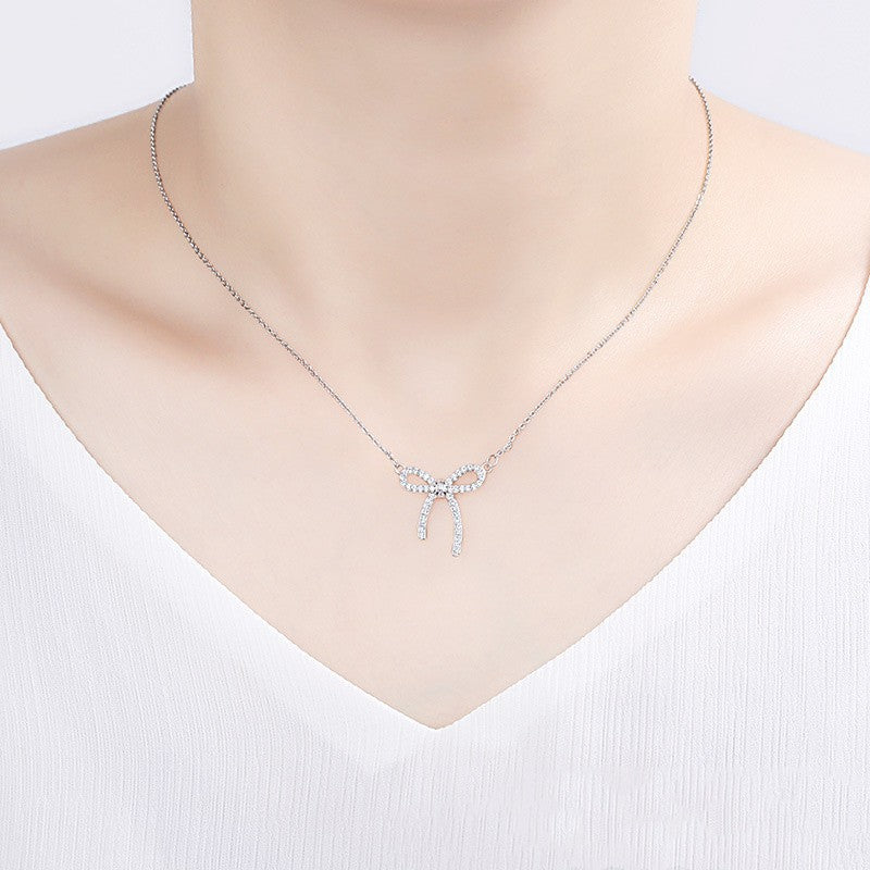 Wholesale Alloy Bow Necklaces