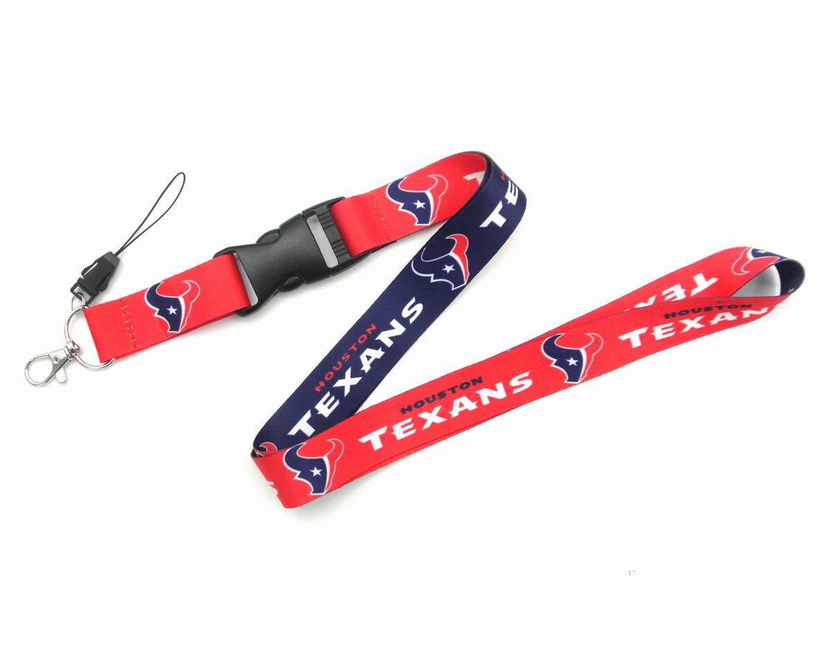 Wholesale Heat transfer football team Lanyard Keychain