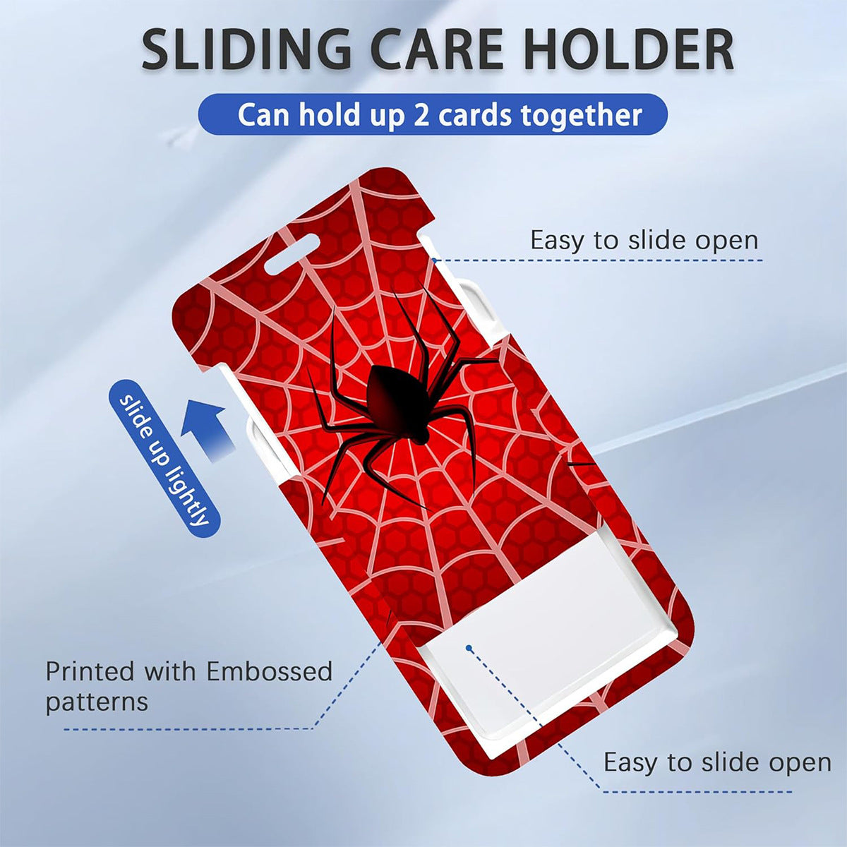 Wholesale  Web Style Badge Holder with Detachable Lanyard,  Stylish Epoxy Buckle Design,  Fashion Accessory for Everyday Use