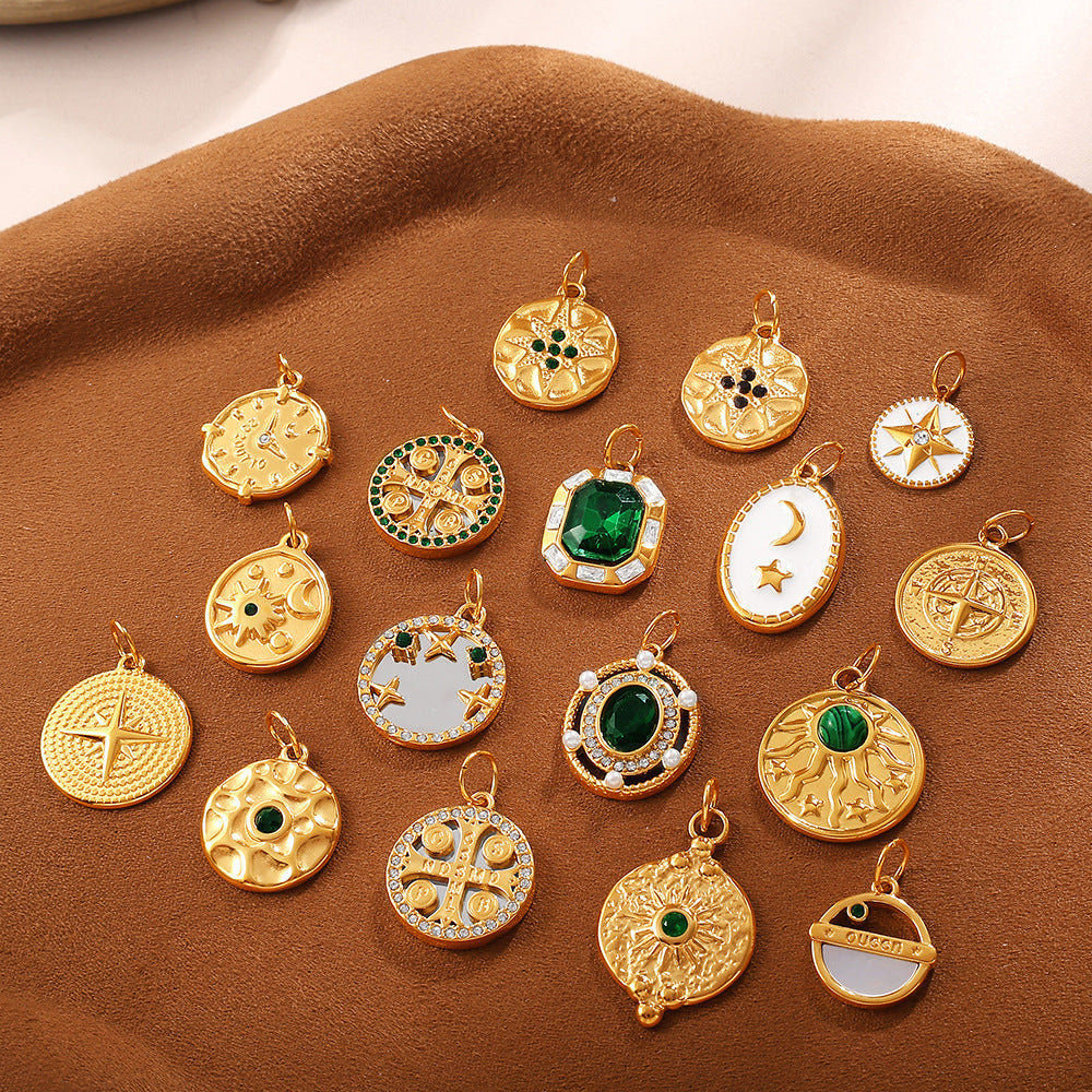 Wholesale Diamond-Encrusted Oil-Dropping Star Pendants Can Be DIY Bracelets and Necklaces