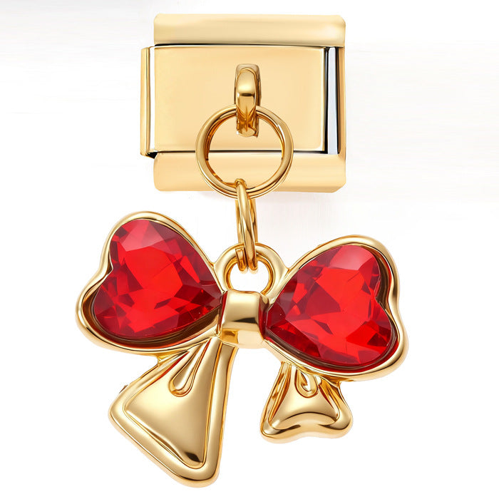 Wholesale Italian Charm Bracelet 9mm DIY Insect Mcqueen   Creative Stainless Steel Composable Bracelet