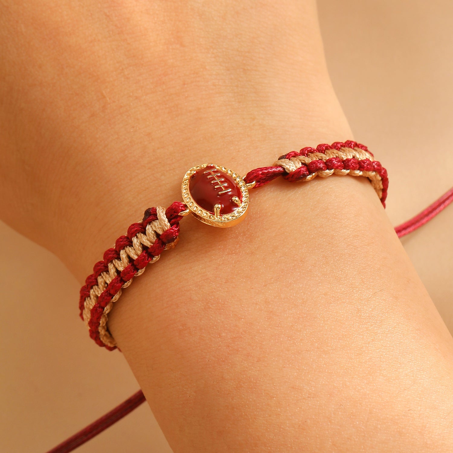 Wholesale Hand-woven ball sports bracelet