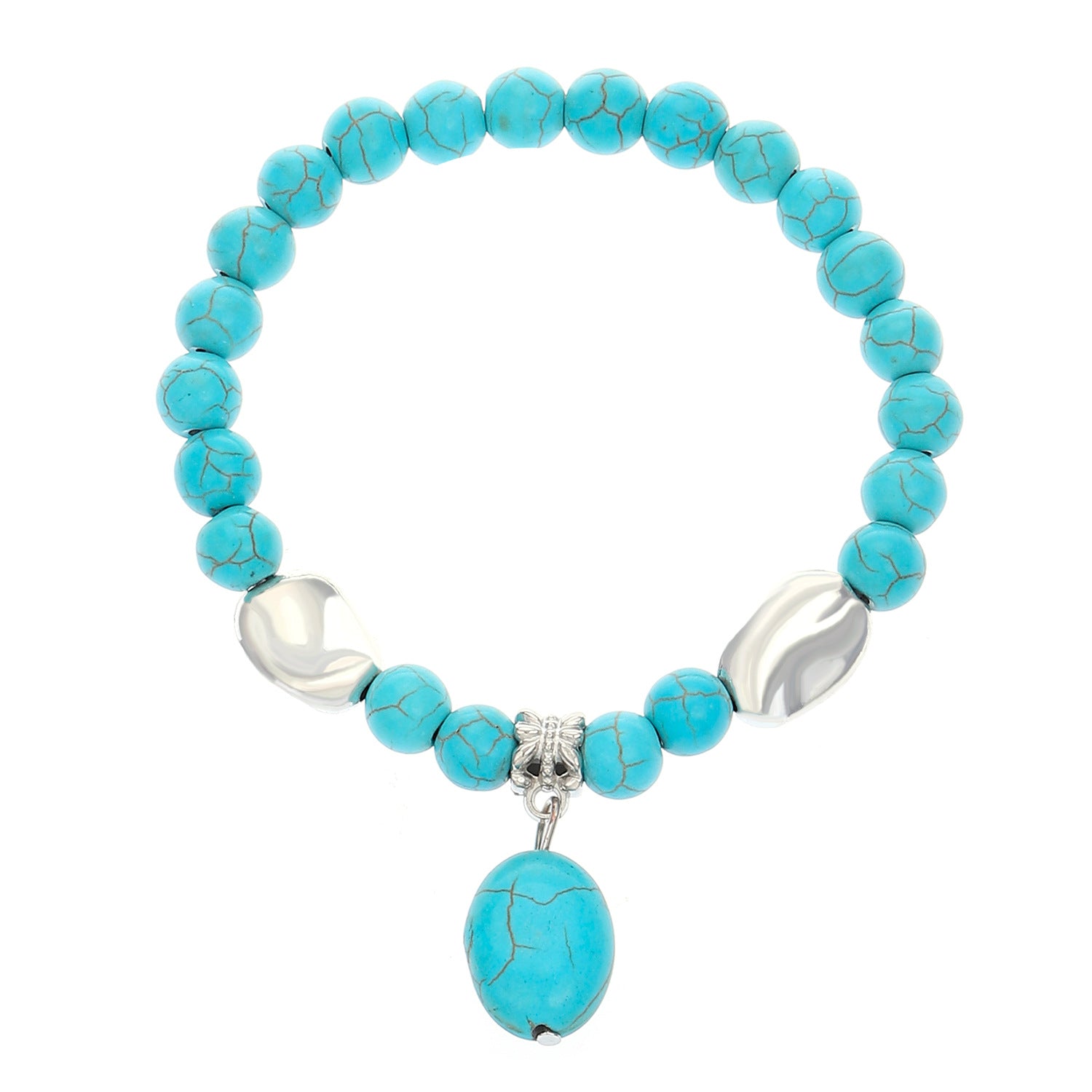 Wholesale Bohemian Turquoise Bead Bracelet Cross Starfish Turtle Design Fashion Accessory Gift for Resale