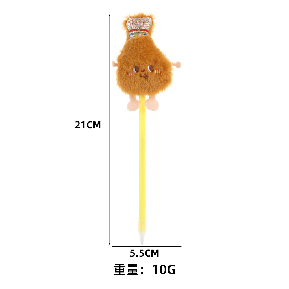 Wholesale  Hamburger Fries Plush Pen Ballpoint Pen