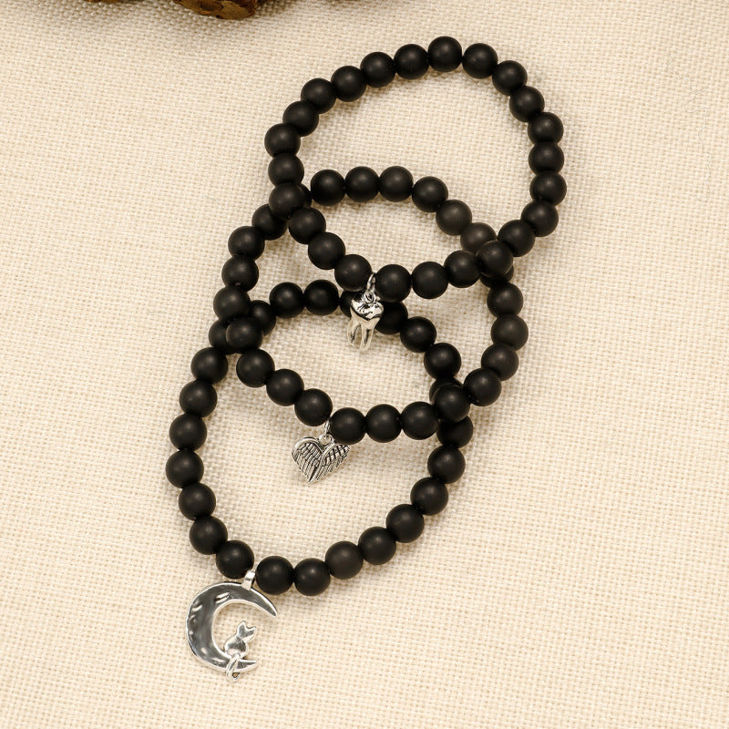 Wholesale Five-pointed Star Butterfly Multi-layered Beaded Bracelet ACC-BT-GL004