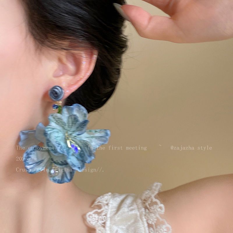 Wholesale Colorful flower earrings