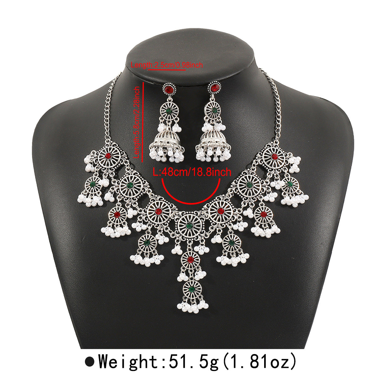 Wholesale Necklace and Earrings Set,  Exaggerated Stylish