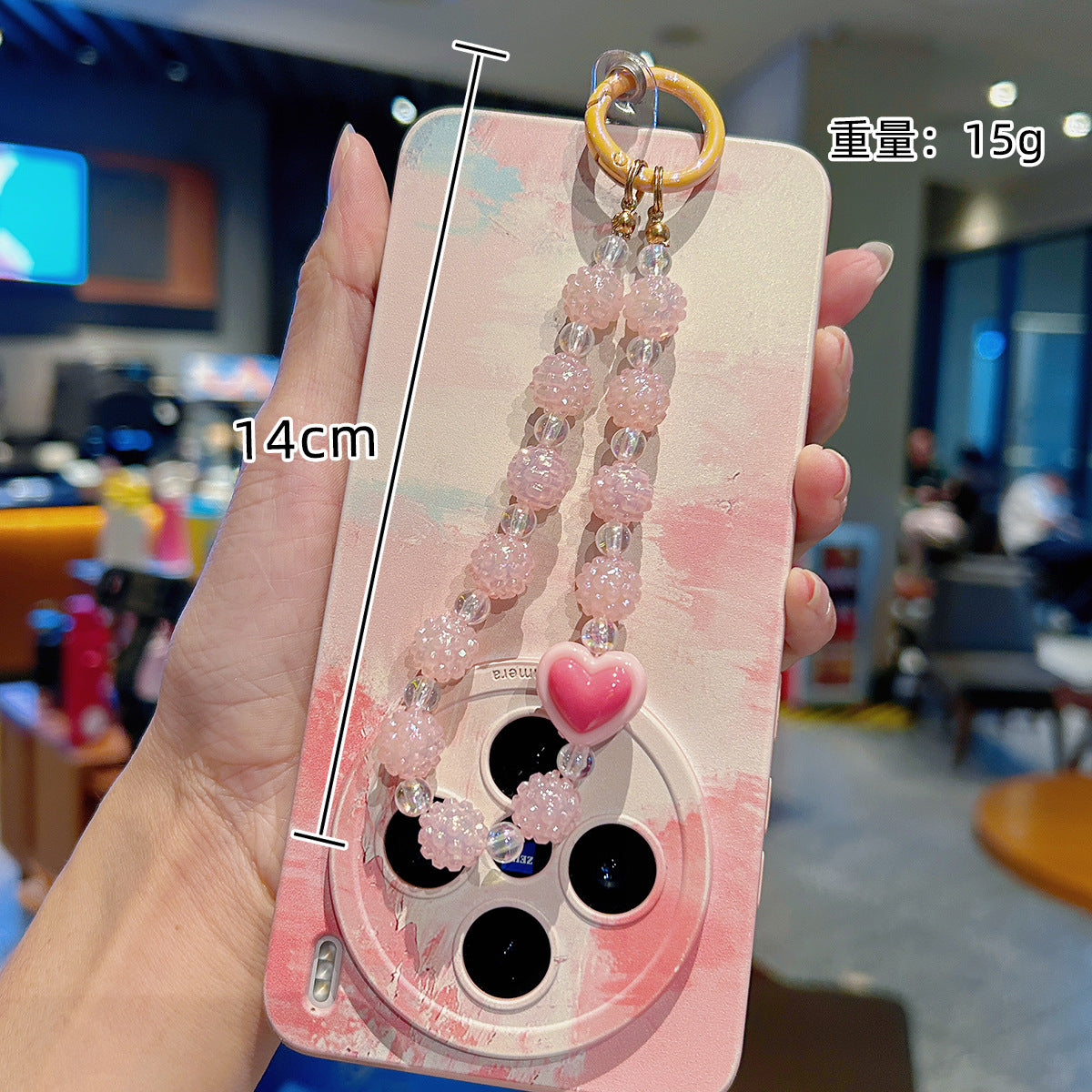 Wholesale  Luxury Beaded  Bow Phone Charm