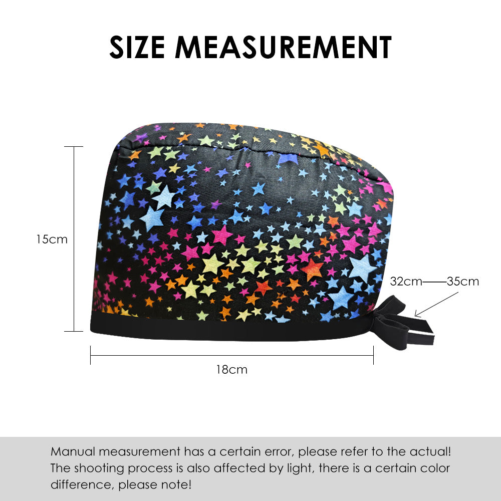 Wholesale Fashion cotton printed nurse cap