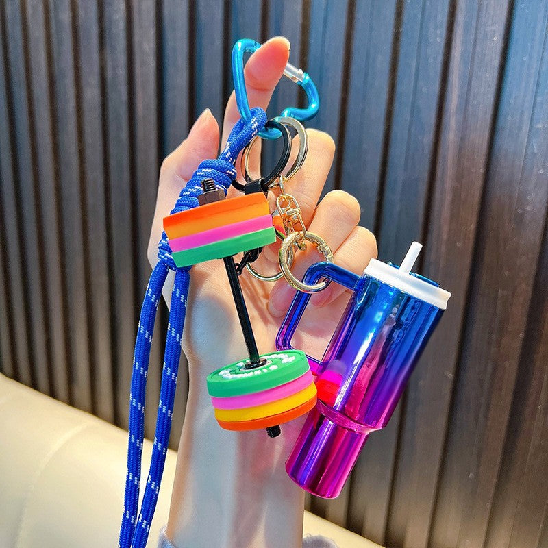 Wholesale Acrylic Tennis Tassel Keychain - Trendy Car Key Accessory for Everyday Use