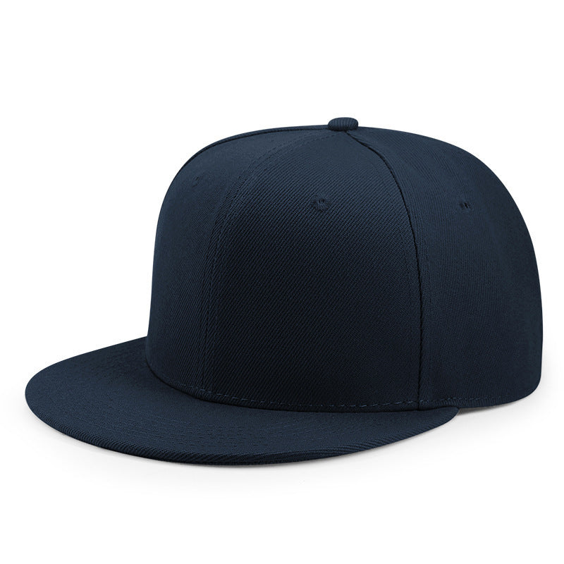 Wholesale Fashion Six Panel Hard Top Flat Brim Hip Hop Baseball Cap Unisex Streetwear Summer Casual Hat