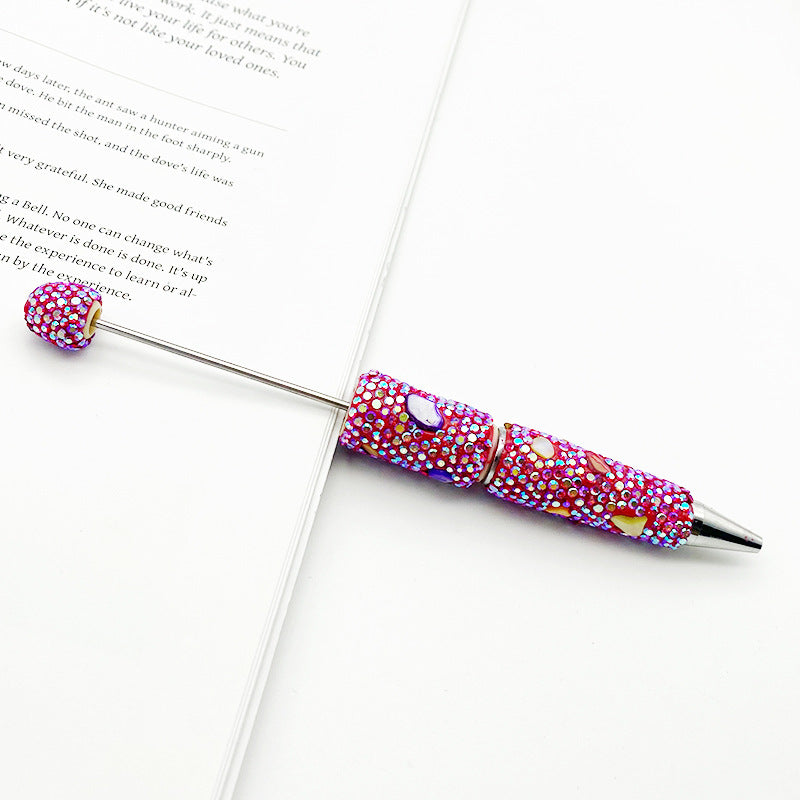 Wholesale 5pcs Colorful Shell Full Diamond Beaded Pen