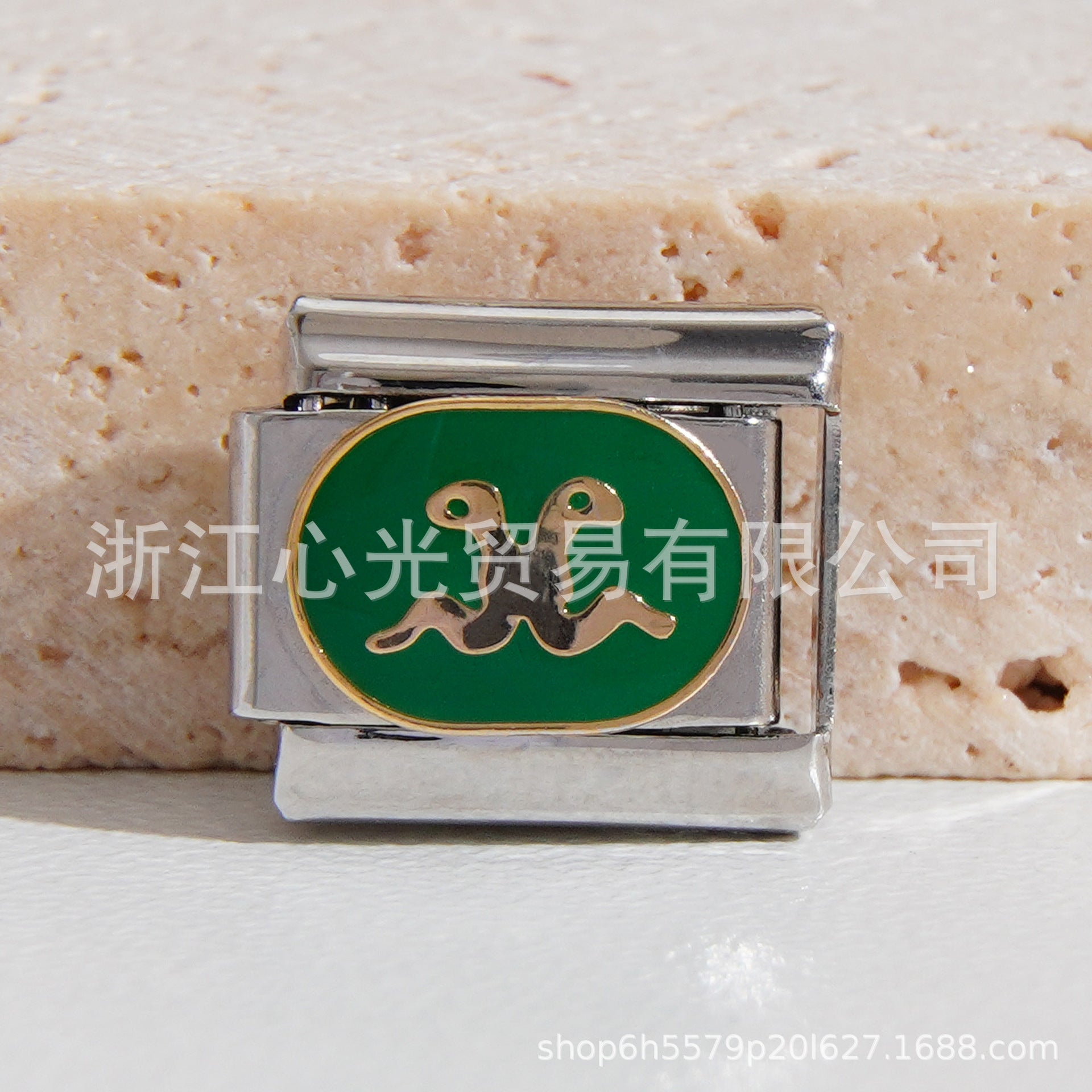 Wholesale Italian Charm Bracelet 9mm DIY Splicing Constellation Series Stainless Steel Composable Bracele