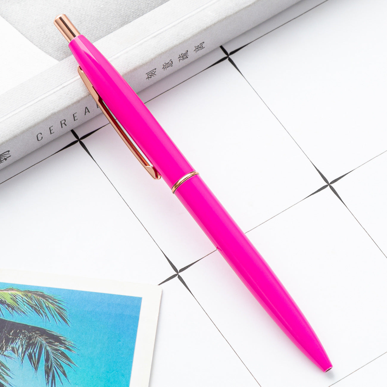 Wholesale Press Ballpoint Pen Multi-color Aluminum Rod Ballpoint Pen ACC-PN-HuaH040