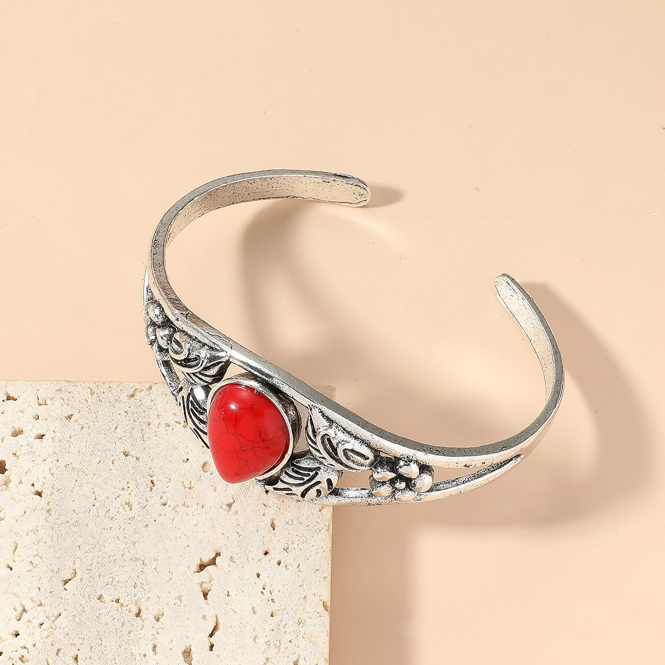 Wholesale Vintage Inlaid Resin Stretch Bracelet ACC-BT-JunJie006