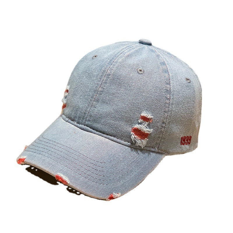 Wholesale retro solid color Denim baseball cap