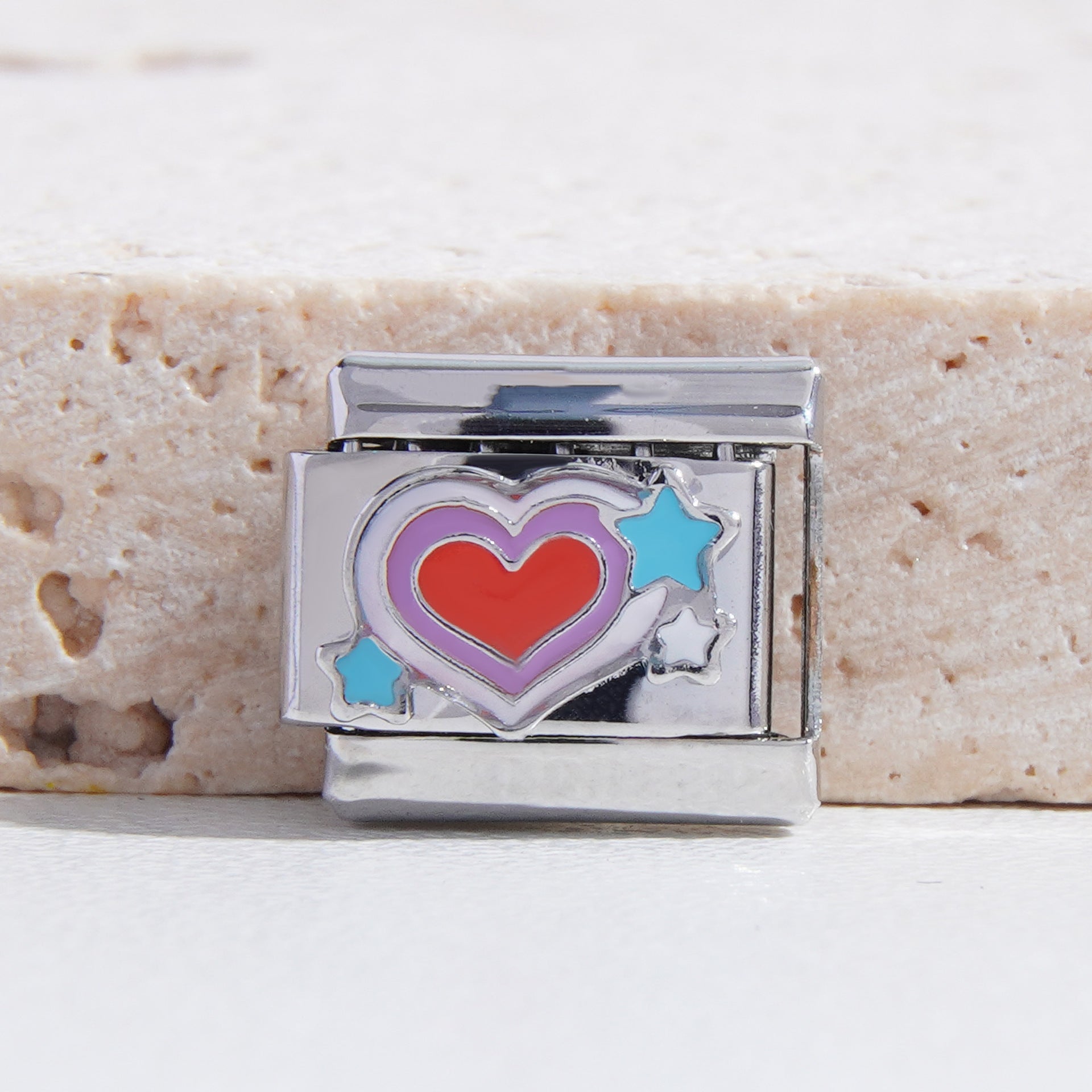 Wholesale Italian Charm Bracelet 9mm DIY Splicing Creative Pattern Stainless Steel Composable Bracelet