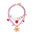 Wholesale Light Luxury Handmade Beaded Multi-layer Color Sun Love Crab Starfish Pendant Necklace