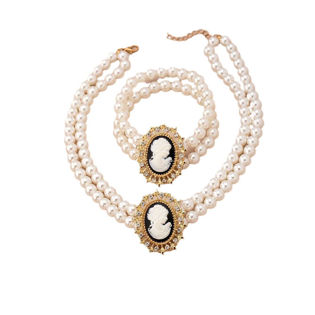 Wholesale  Light Luxury  Rhinestone Classic Fashion  Necklace