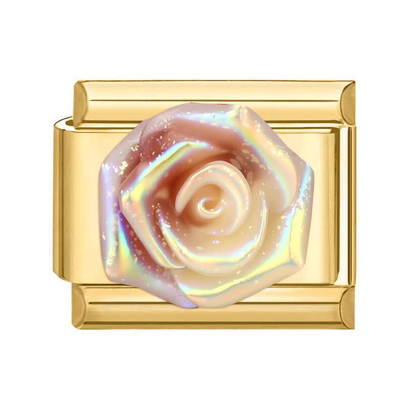 Wholesale Italian Charm Bracelet 9mm DIY Splicing Cute Creative Stainless Steel Composable Bracelet