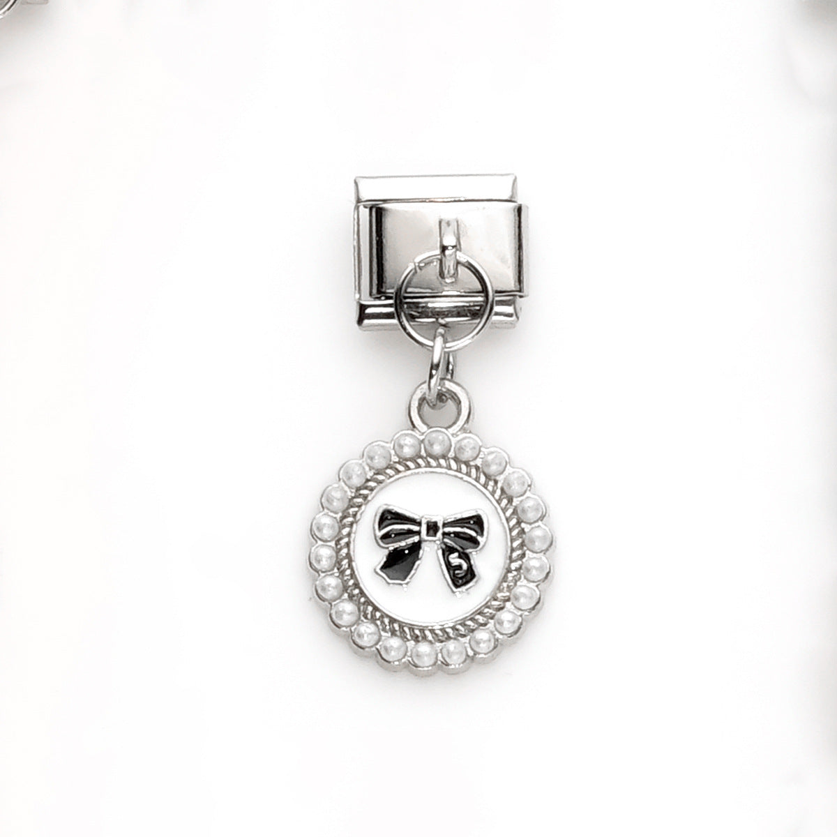 Wholesale 10pcs Italian Charm Bracelet 9mm DIY Splicing Heart Butterfly Pendant Stainless Steel Composable Bracelet