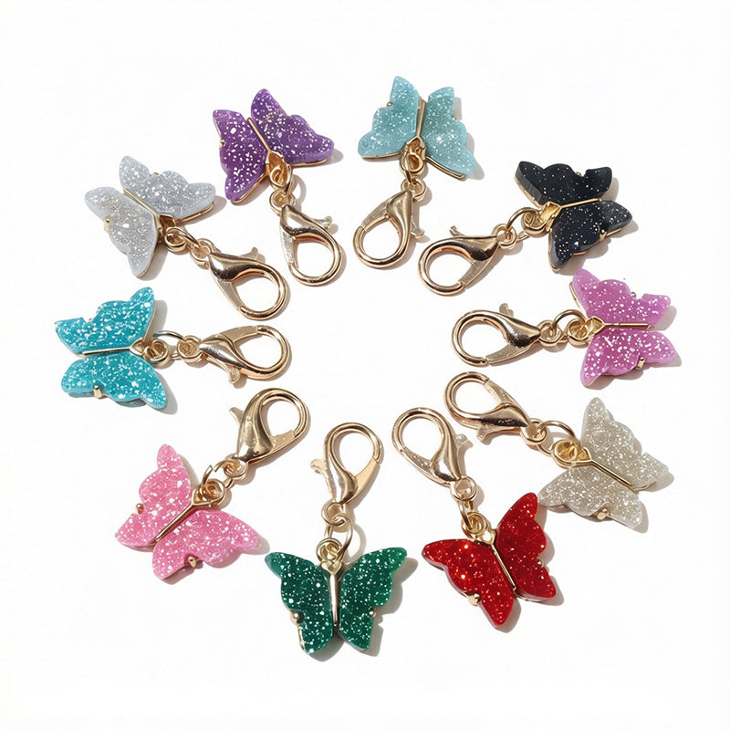 Wholesale Butterfly Alloy Pendant DIY Jewelry Accessory Craft Supply for Gift and Boutique Resale