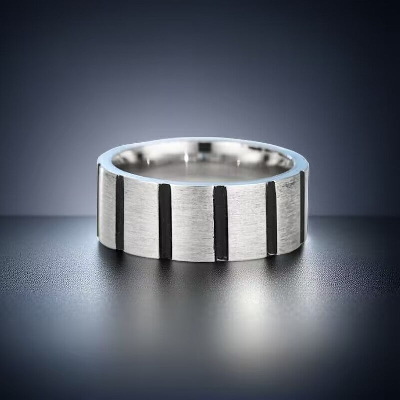 Wholesale  titanium steel men's ring retro style hand jewelry