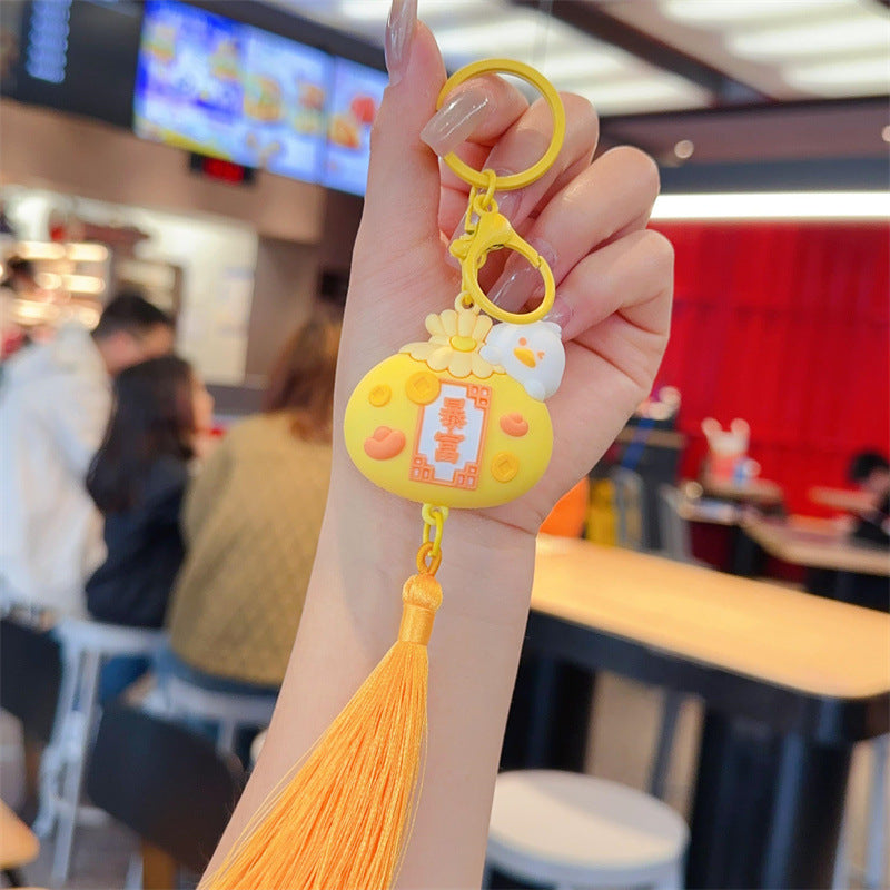 Wholesale Cartoon cute silicone keychain