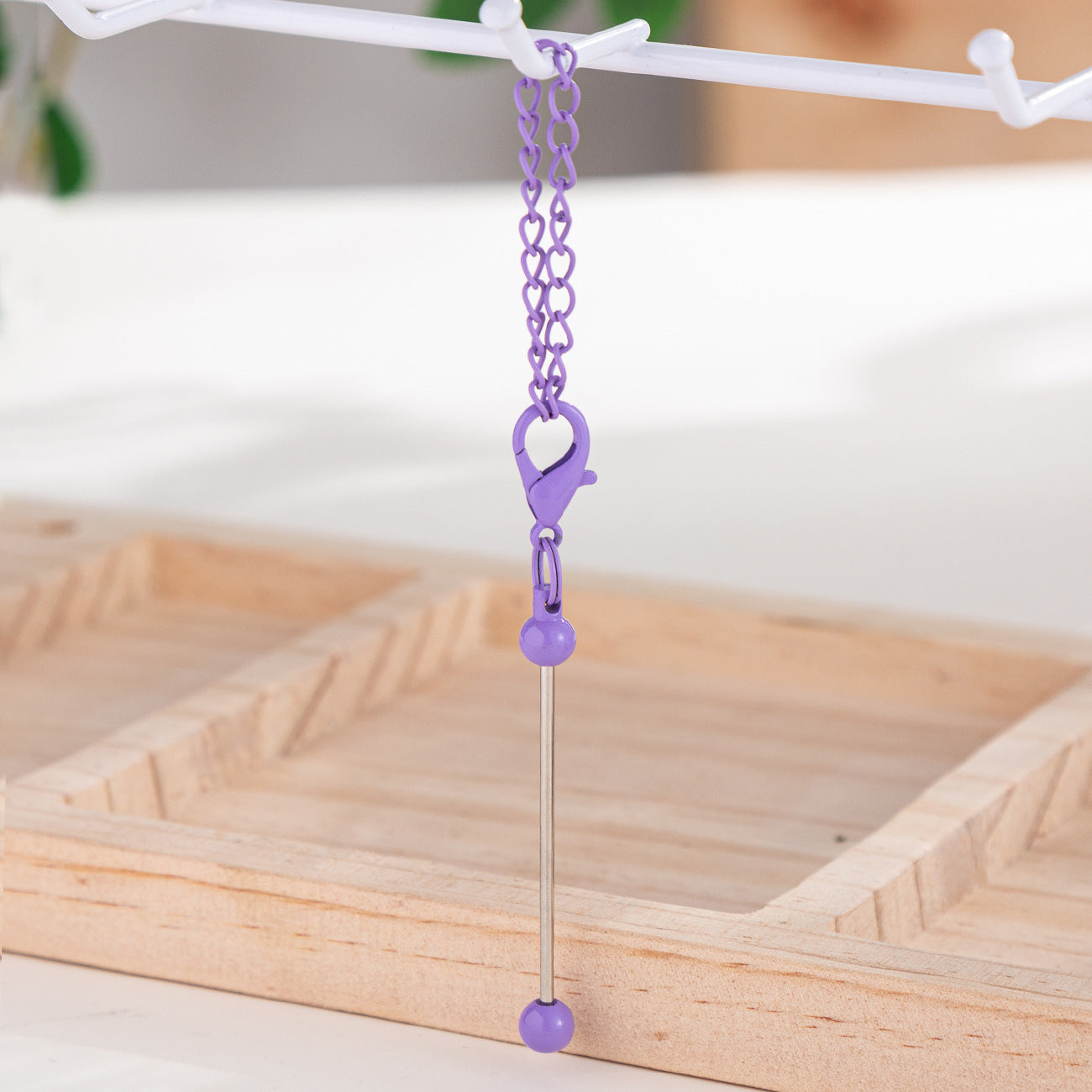 Wholesale Mini Beaded Candy Color Keychain