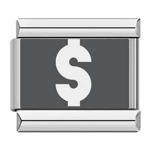 Wholesale Italian Charm Bracelet 9mm DIY Splicing Removable English Letters Stainless Steel Composable Bracelet