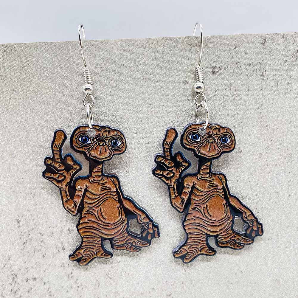 Wholesale Cartoon Animal Cute Cat Acrylic Earrings