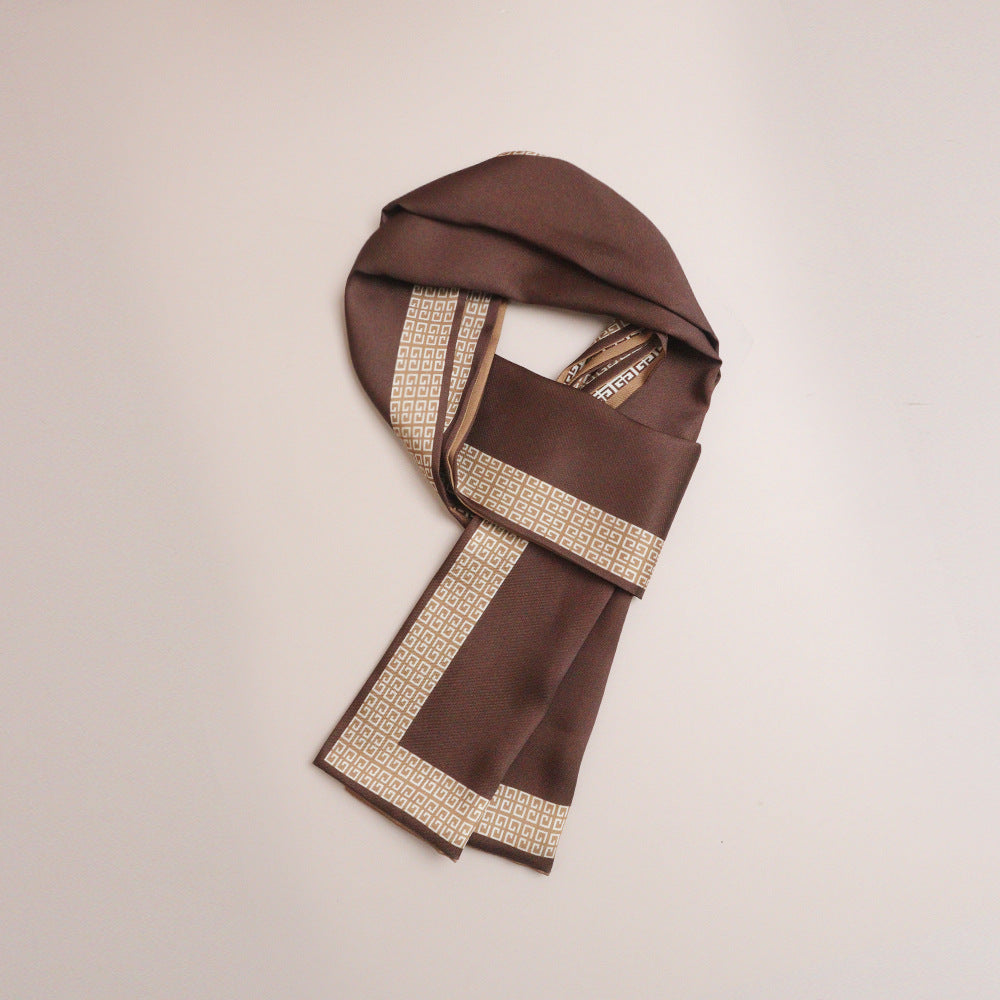 Wholesale  High-end Gift Suit Shirt Silk Scarf