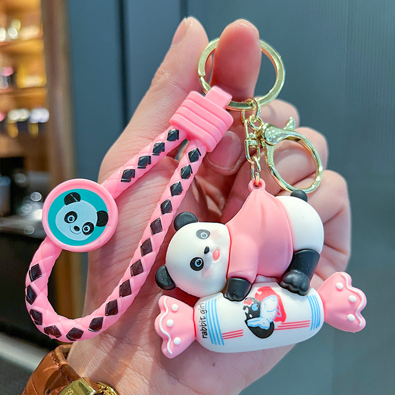 Wholesale Cute cartoon silicone keychain