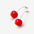 Wholesale Cherry  Light Luxury Niche Earrings