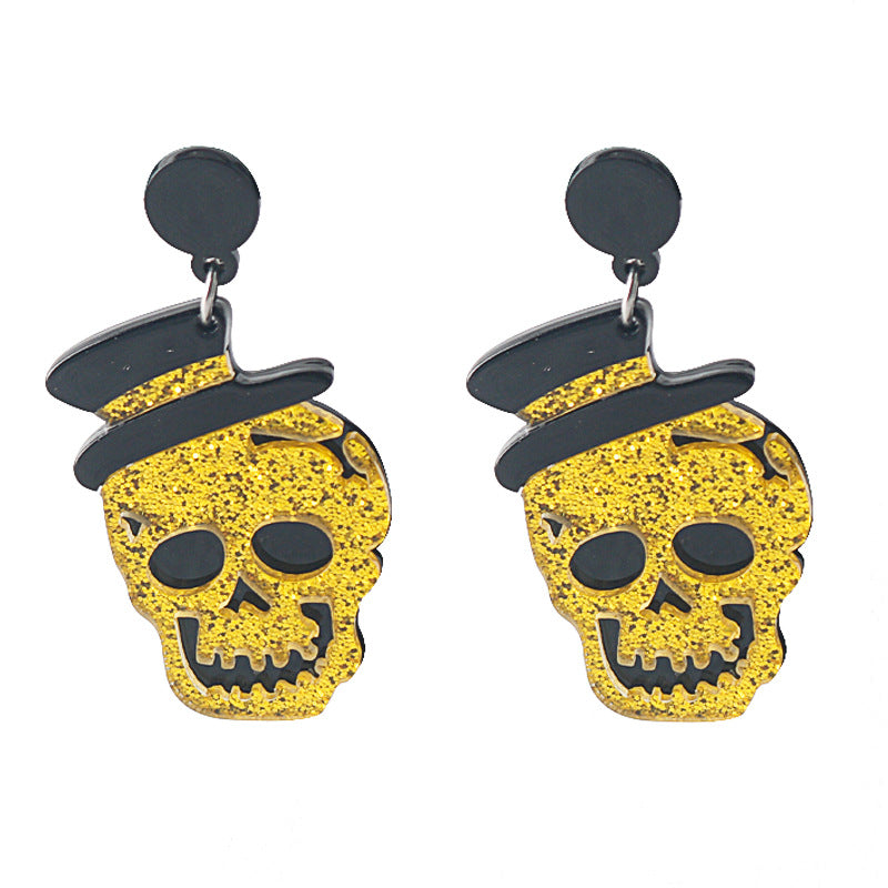 Wholesale Halloween Witch Claw Poison Bottle Earrings ACCVIP-ES-HX001