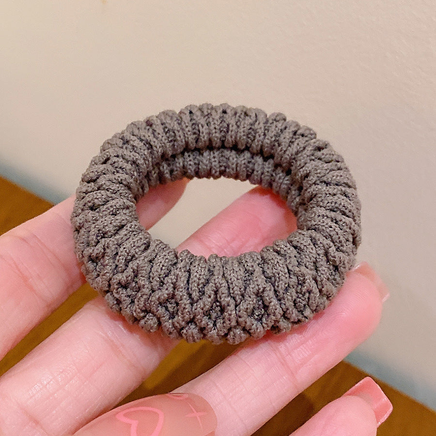 Wholesale 10pcs Thick High Elastic Towel Ring Seamless Hair Scrunchies ACC-HS-Huidi013