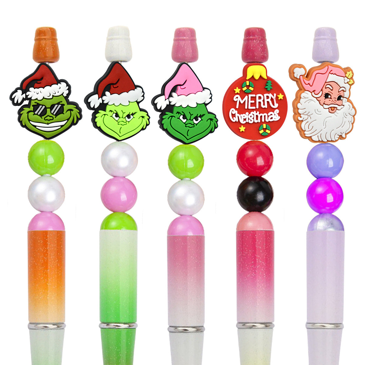 Wholesale Random 100pcs PVC Christmas Soft Focal Beads ACC-BDS-RYY001