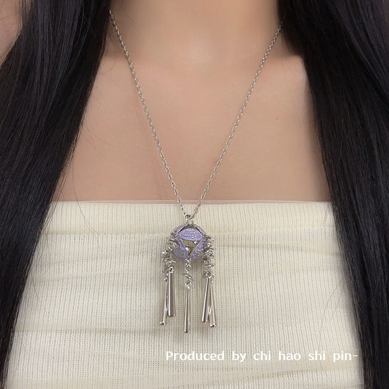 Wholesale  Vintage Green Butterfly Necklace