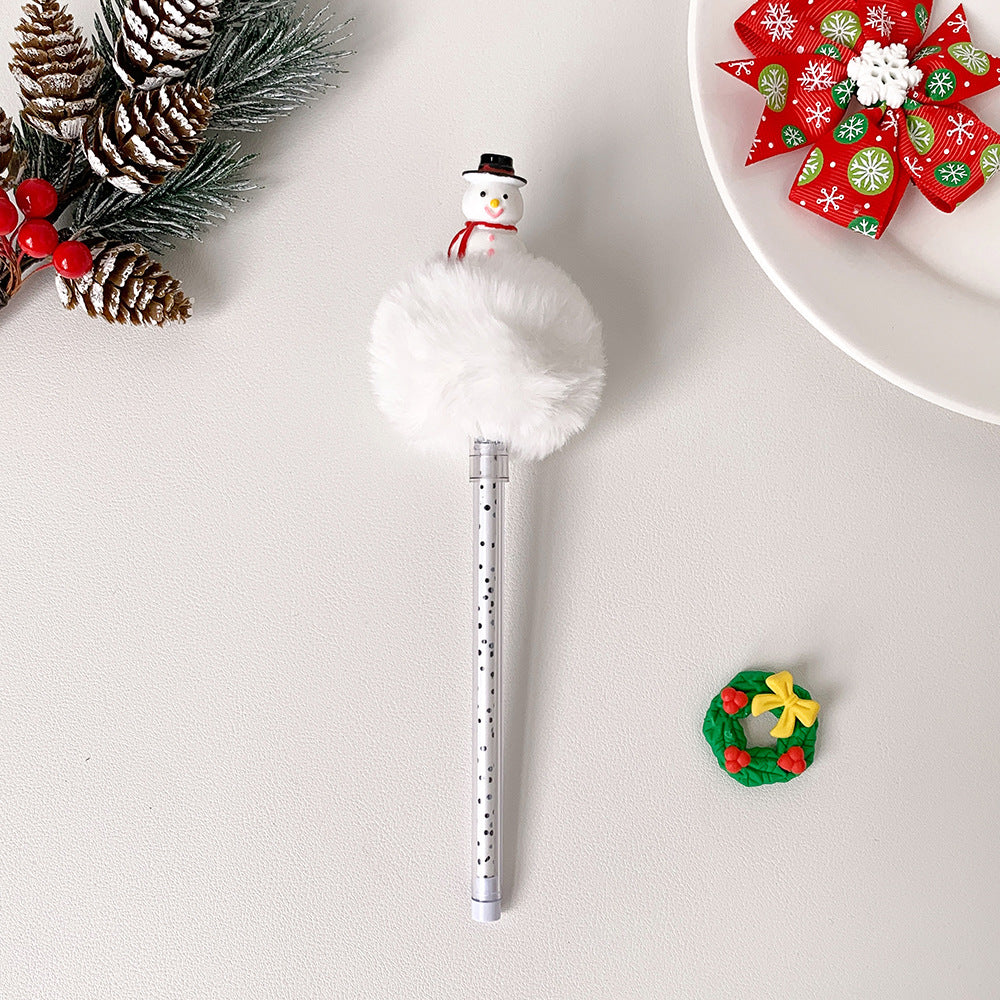 Wholesale Christmas ball ball pen cute children  cartoon pen