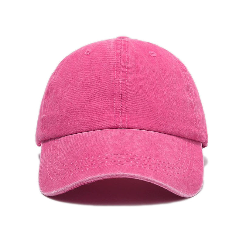 Wholesale embroidered washed distressed soft top baseball cap
