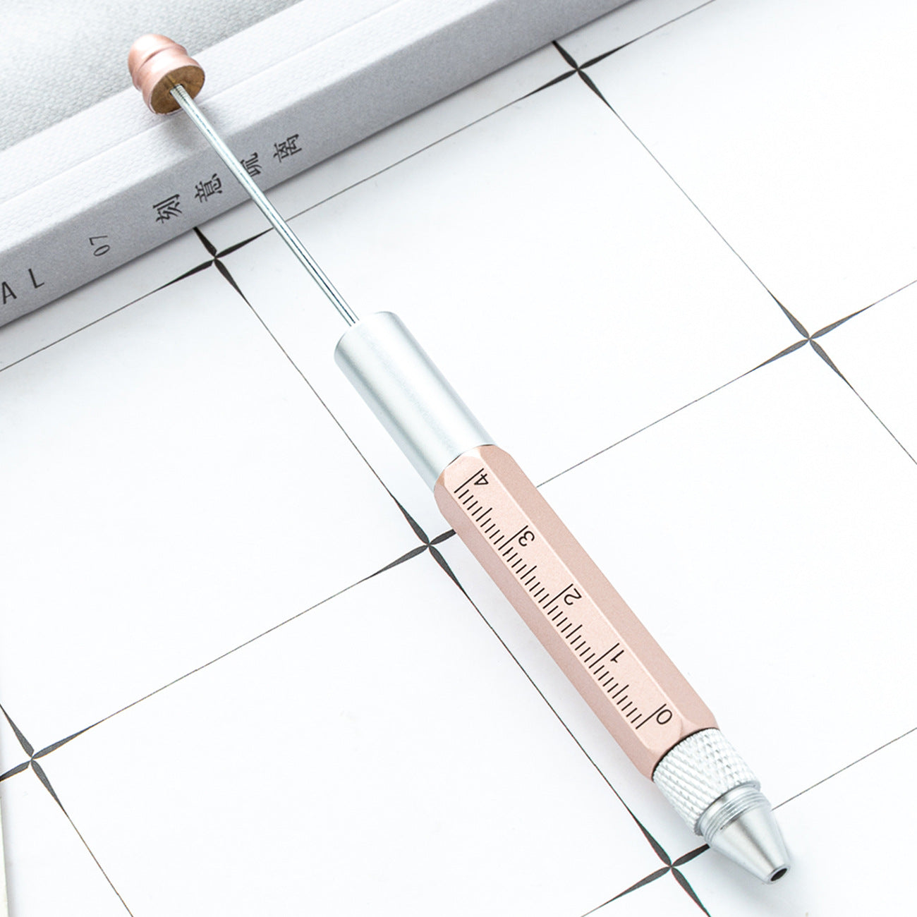 Wholesale DIY bead tool pen five in one scale beadable pens