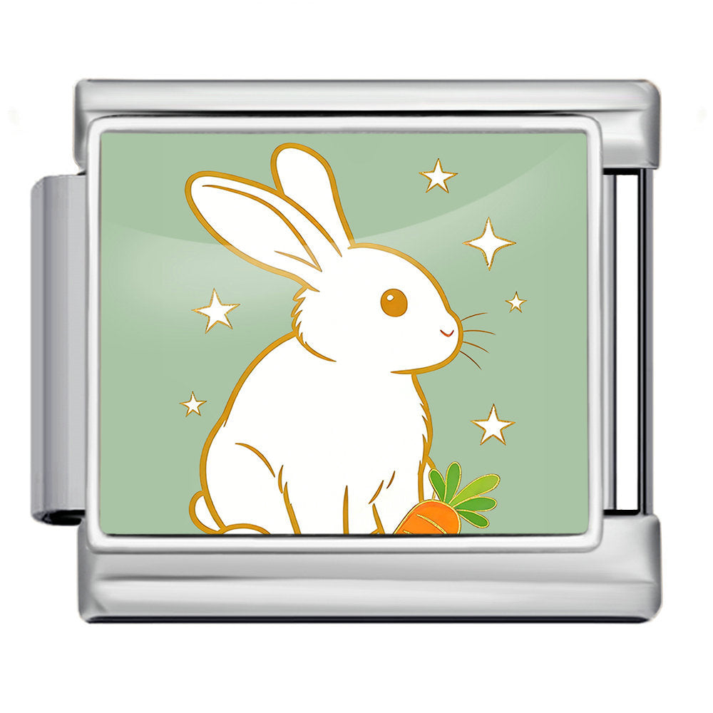 Wholesale Easter Bunny Modular Bracelet Stainless Steel DIY Detachable - Everyday Wear Jewelry Accessory