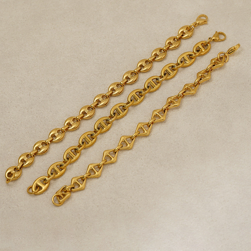 Wholesale Infinity Symbol Stainless Steel Bracelet - Fashion Accessory for Everyday Wear
