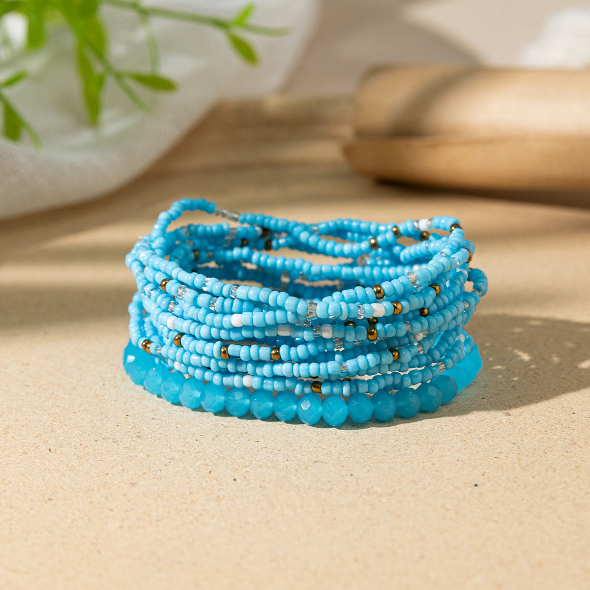 Wholesale Bohemian Colorful Rice Bead Bracelet