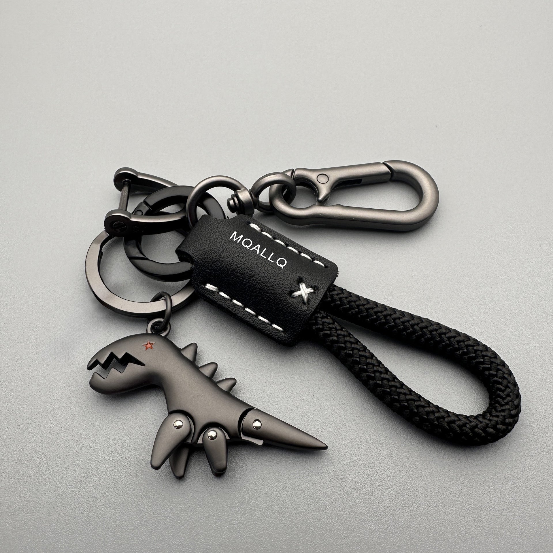Wholesale Cute Cartoon Dinosaur Keychain Zinc Alloy Key Ring Bag Charm Fashion Accessory