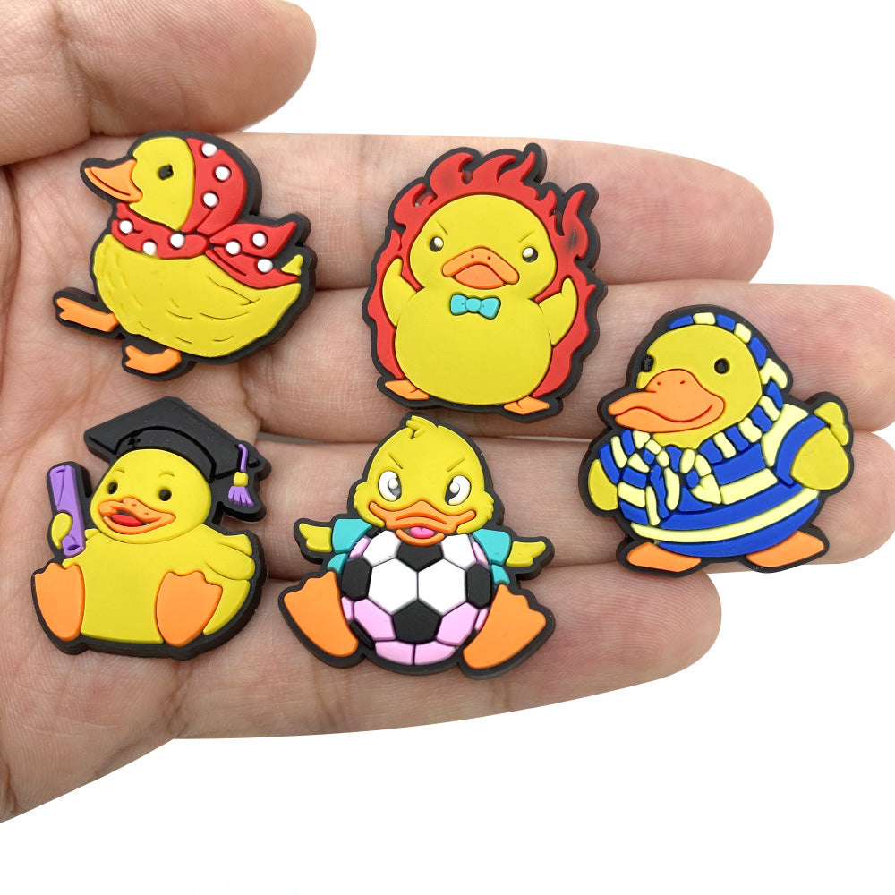 Wholesale 10pcs Cartoon cute soft rubber shoe charms shoe decoration