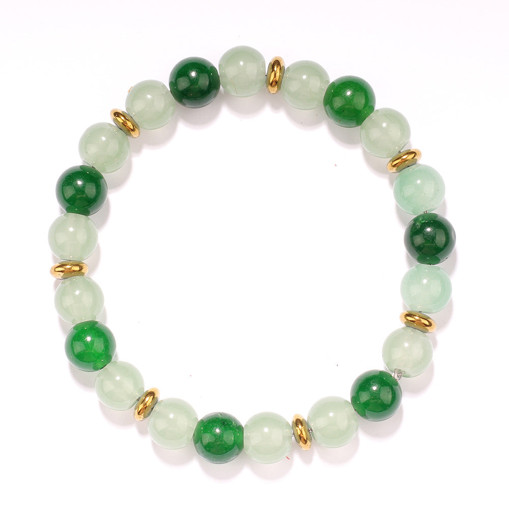 Wholesale Handmade Natural Stone Lucky Crystal Bracelet - Chic Jewelry Accessory for Everyday Gift