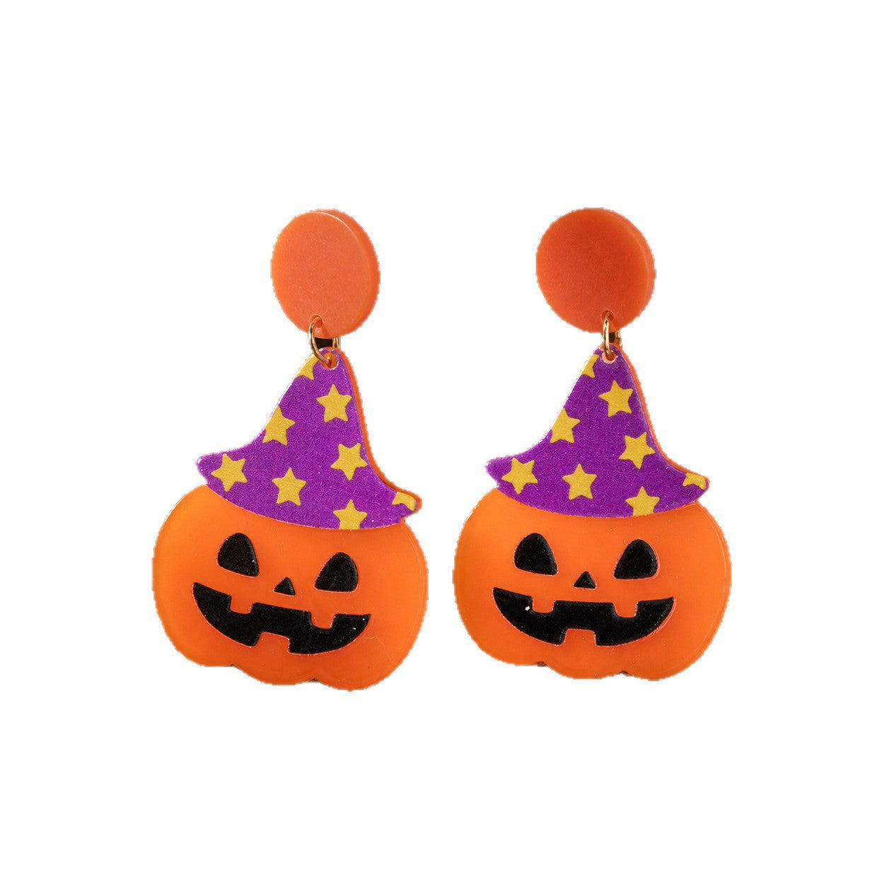 Wholesale Gothic  Earrings Acrylic Ghost Pumpkin Bat Skull Party Jewelry Accessory