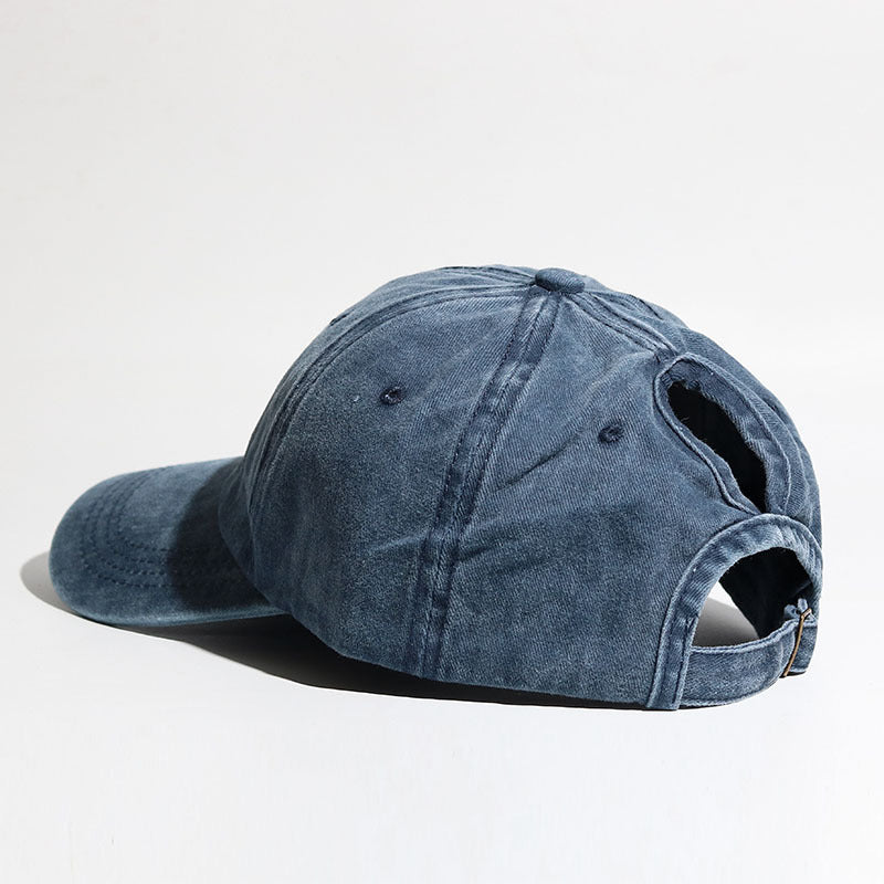 Wholesale Washed Ponytail Baseball Cap Hat ACC-HT-ChunQi001