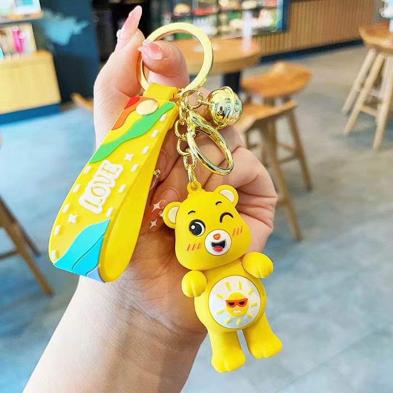 Wholesale Cartoon PVC Soft Glue Cute Keychain ACCVIP-KC-YueWei004